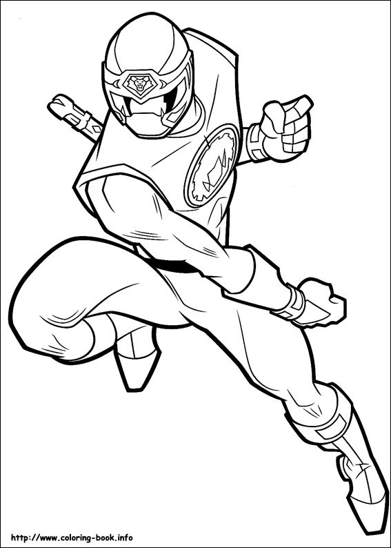 Power Rangers coloring picture